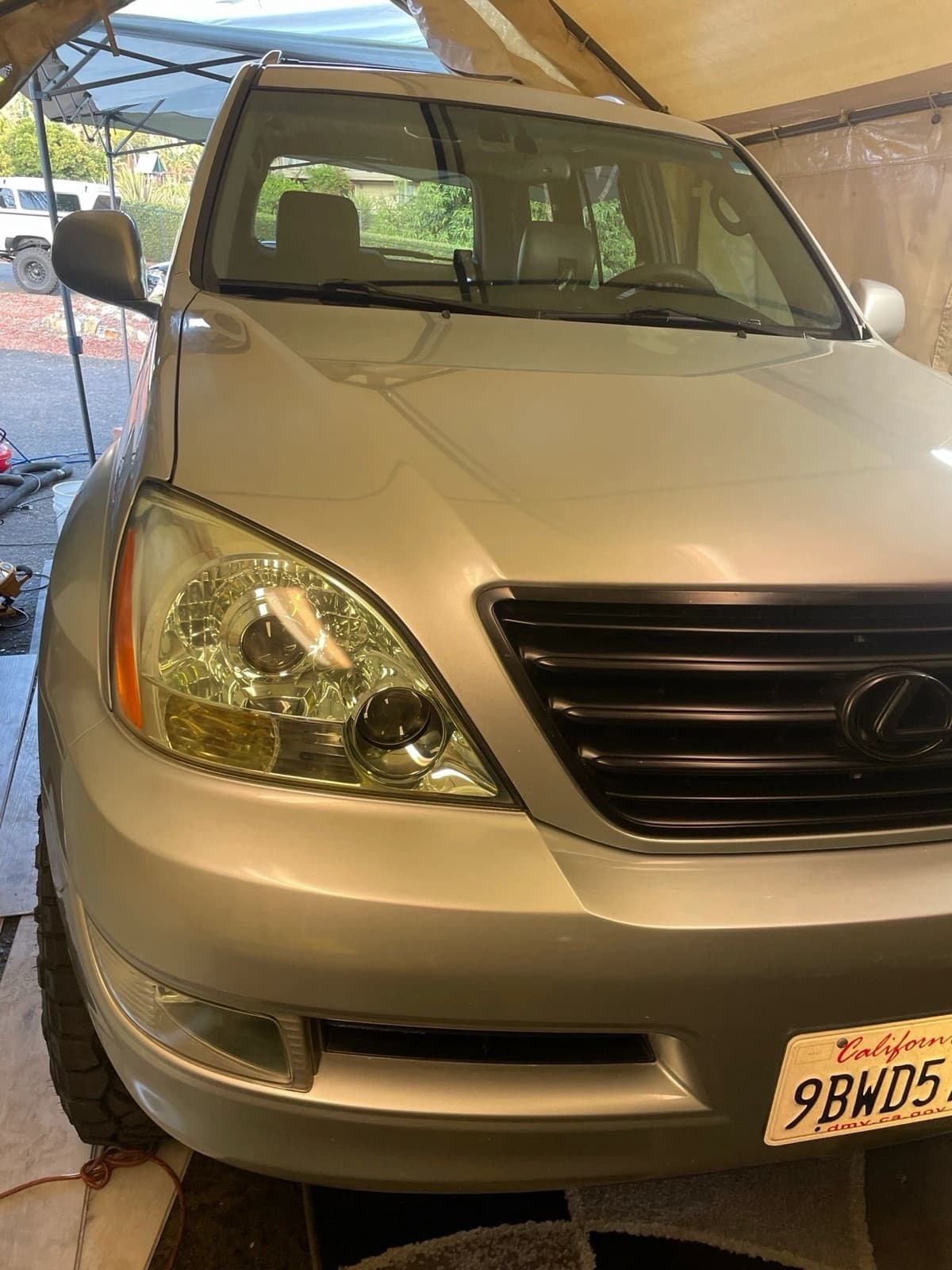 Lexus GX during a detail
