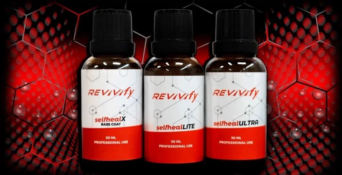 Revivify self-healing coating bottles